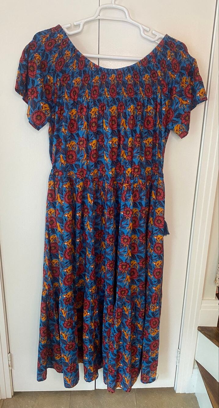 Printfresh Leaps & Bounds Monkey Print Maxi Dress NWT Size 2X